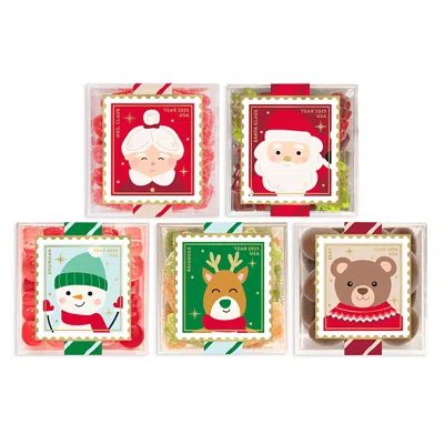 Sugarfina Holiday Candy Bundle, 5 Cubes In Red