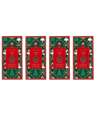 Sugarfina Holiday Hazelnut Crepe Chocolate Bar Kit, 4-piece In Multi
