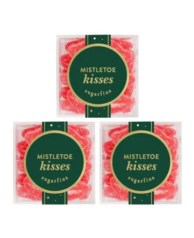 Sugarfina Holiday Mistletoe Kisses Candy Kit, 3 Piece In Transparent
