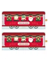 Sugarfina North Pole Express 3 Pc. Bento Box, Set Of 2 In Transparent