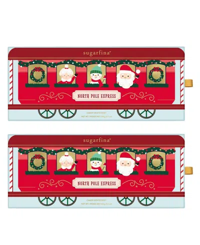 SUGARFINA HOLIDAY NORTH POLE EXPRESS CANDY BENTO BOX DUO, 2 PIECE