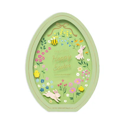 Sugarfina Hoppy Easter 3-piece Candy Bento Box In Green