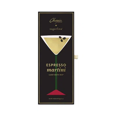 Sugarfina Martini Small Candy Cubes Bento Box Set, 3 Piece In Black