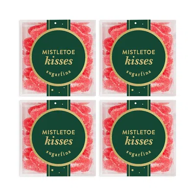 Sugarfina Mistletoe Kisses Candy, 4 Cubes In Red