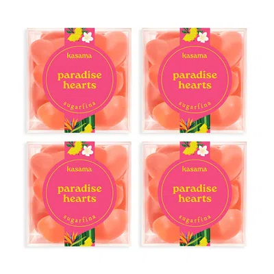 Sugarfina Paradise Heart Jellies Candy, Set Of 4