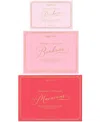 Sugarfina Parisian Chocolate Gift Box Tower, 3 Piece In Pink