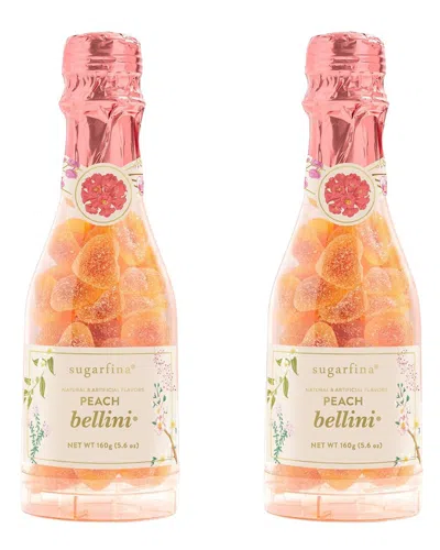 Sugarfina Peach Bellini Celebration Bottle Duo