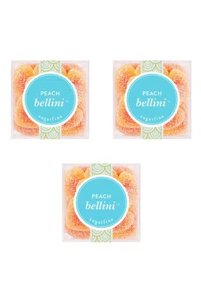 Sugarfina Peach Bellini Cube In Multi