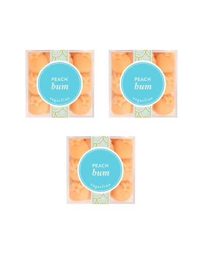 Sugarfina Peach Bum 3pc Kit In Orange