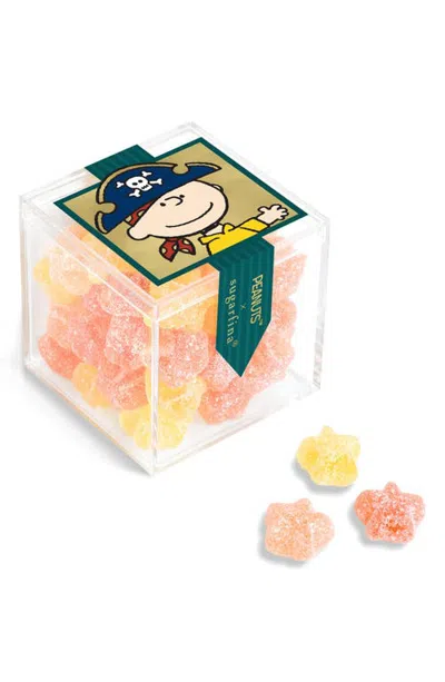 Sugarfina Peanuts Charlie Brown Super Sour Stars Candy In Yellow
