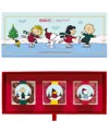 Sugarfina Peanuts Holiday 2025 Pop-up Bento Box 3-pc. Candy In Multi