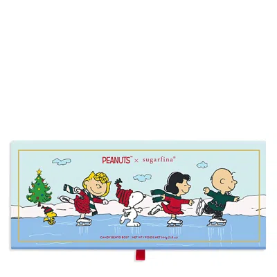 Sugarfina Peanuts Holiday 3 Piece Pop-up Bento Box In Blue