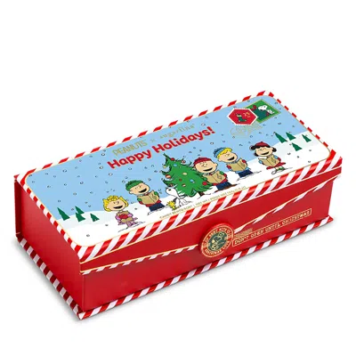 Sugarfina Peanuts Holiday Small Candy Cubes Bento Box Set, 3 Piece In Red