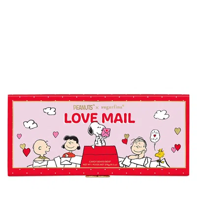 Sugarfina Peanuts Love Mail 3 Piece Candy Bento Box In Multi