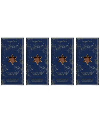Sugarfina Potato Crisp Chocolate Bar, 4 Piece In Blue