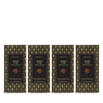 Sugarfina Potato Crisp Chocolate Bar, Set Of 4 In Green