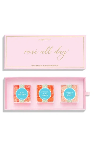 Sugarfina Rosé All Day 3-piece Candy Bento Box In Pink