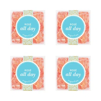 SUGARFINA ROSE ALL DAY (BEARS), SMALL CUBE - SET OF 4