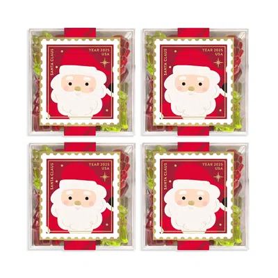 Sugarfina Santa Claus Holiday Tree Candy, 4 Cubes In Red