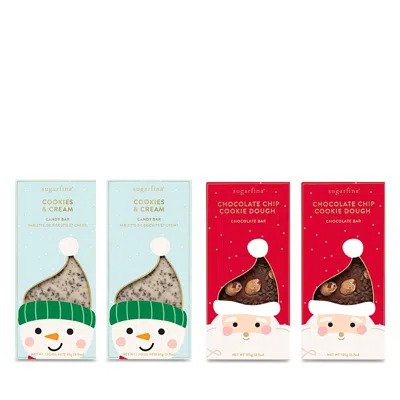 Sugarfina Santa's Favorites Chocolate Bar Bundle In Red