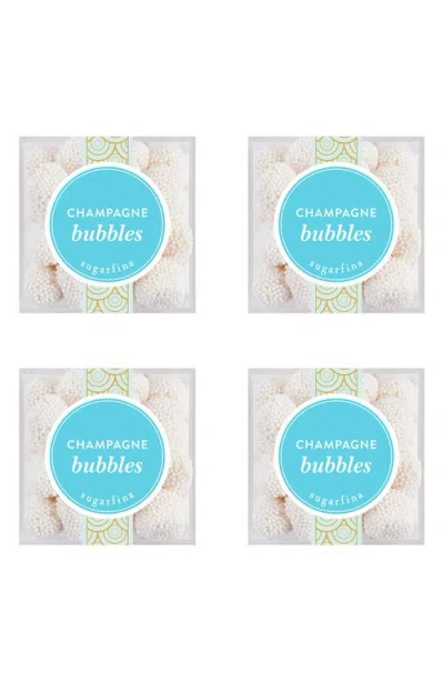 Sugarfina Set Of 4 Champagne Bubbles Candy Cubes In Multi