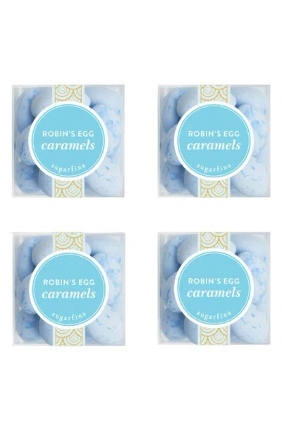 Sugarfina Set Of 4 Robin's Egg Caramels Candy Cubes In No Color