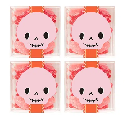 Sugarfina Skeleton Skulls 4 Piece Bundle In Pink