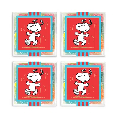 Sugarfina Snoopy Sour Rainbow Bears 4 Piece Cube Kit In Multi