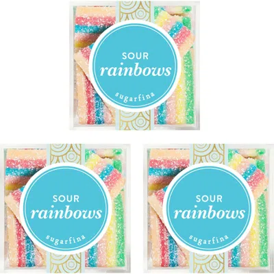 Sugarfina Sour Rainbows Set Of 3 Candy Cubes In Multi
