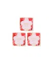 Sugarfina Spring La Vie En Rose Strawberry Champagne Bears Small Candy Cubes, 3 Piece In No Color