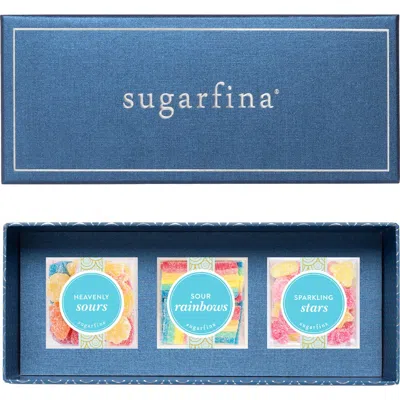 Sugarfina Stars & Stripes 3-piece Candy Bento Box In Blue