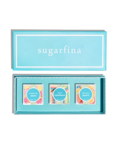 Sugarfina Sugarinfa Tropical Treats Candy Bento Box, 3 Piece In Blue
