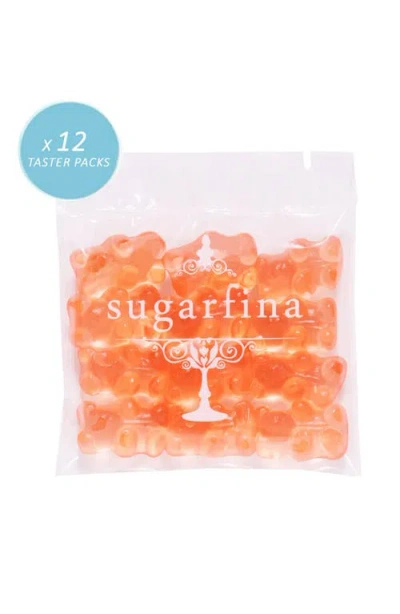 Sugarfina Strawberry Champagne Bears 12-pack Candy Taster Packets In Orange