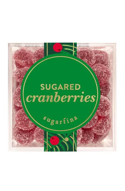 Sugarfina Sugared Cranberries Candy In Burgundy