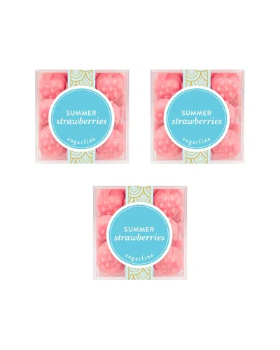 Sugarfina Summer Strawberries 3pc Kit In Multi