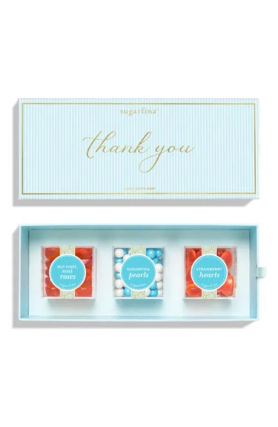 Sugarfina Thank You 3-piece Candy Bento Box In Multi