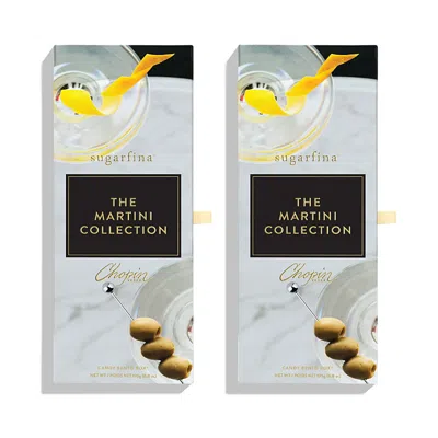 Sugarfina The Martini Collection Bento Box Duo In Gray