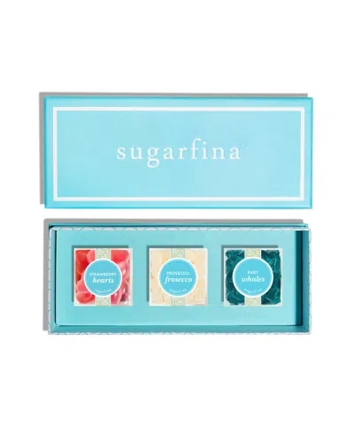 Sugarfina Treats By The Fireworks Candy Bento Box, 3 Piece In Blue