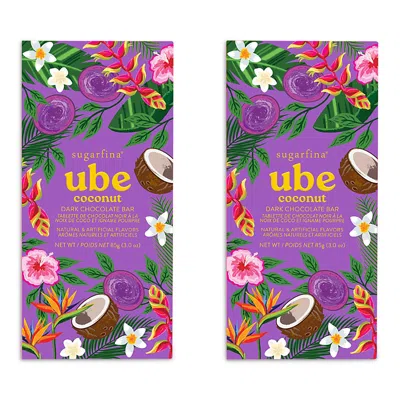 Sugarfina Ube Coconut Cream Chocolate Bar Duo