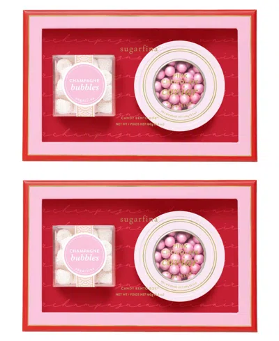 Sugarfina Valentine's Day Champagne Caviar Candy Gift Set, 2 Pieces In Multi