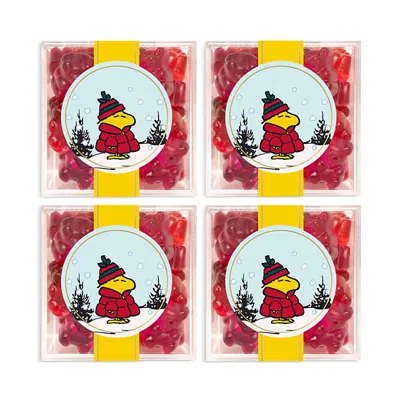 Sugarfina Woodstock Jelly Bears 4 Piece Kit In Red