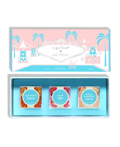 Sugarfina X Las Vegas Dj Bear Candy Bento Box, 3 Piece In Neutral