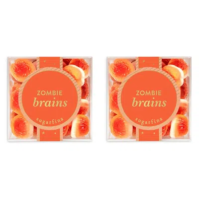 Sugarfina Zombie Brains Large Candy Cubes Duo In Multi