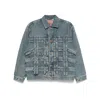 Sugarhill Basket-weave Jacket In Blue