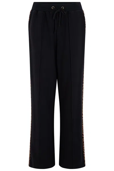 Sugarhill Brighton Women's Enya Joggers Black Leopard