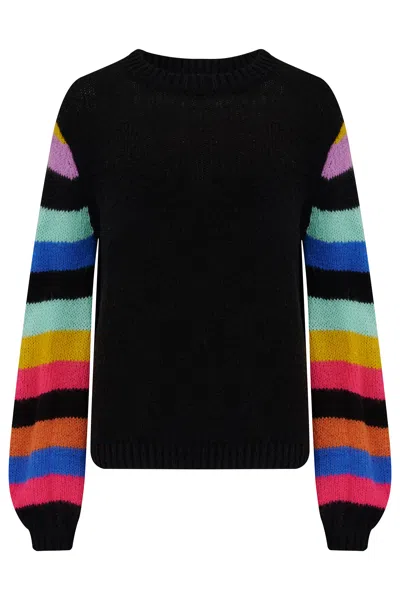 Sugarhill Brighton Women's Essie Jumper Black, Rainbow Sleeves