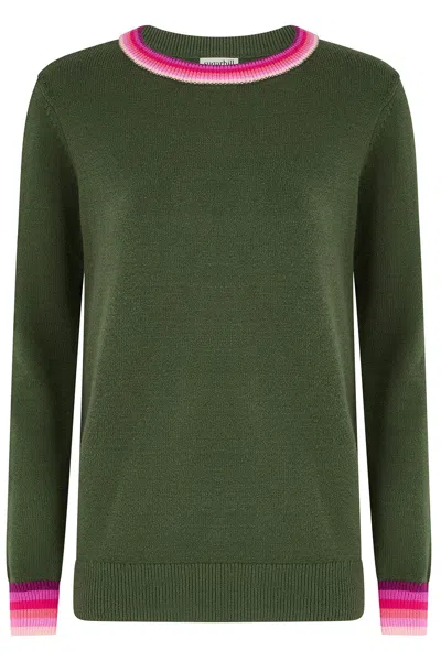 Sugarhill Brighton Women's Green Stacey Sweater Khaki
