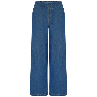 Sugarhill Brighton Women's Immy Trousers, Deep Blue Denim