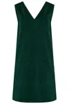 Sugarhill Brighton Women's Kacy Tunic Dress Green Cord In Green