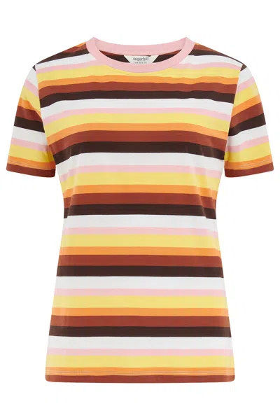 Sugarhill Brighton Women's Maggie T-shirt Multi, Sundown Stripe